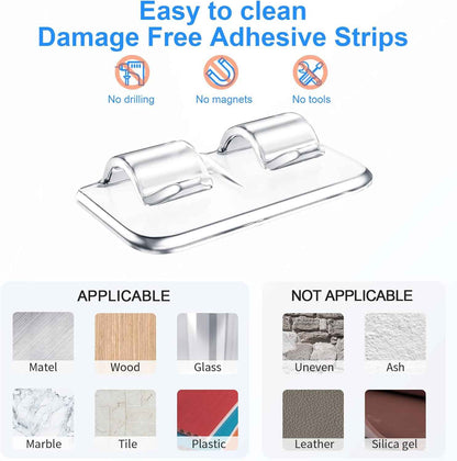 Lumivo Outdoor String Light Hooks – Heavy-Duty Adhesive Clips for Patio, Deck, and Backyard Hanging