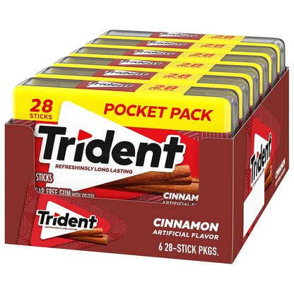 Trident Spearmint Chewing Gum – Office Productivity Pack for Meetings, Deadlines, and Mental Focus