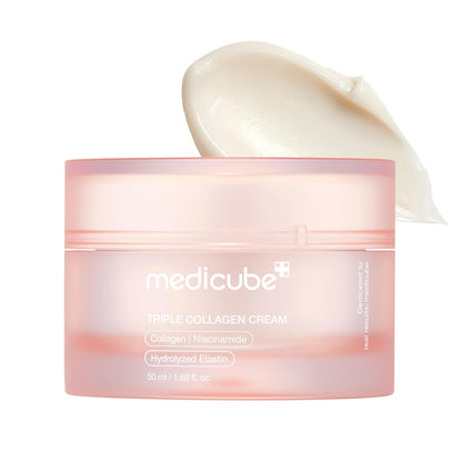 triple collagen complex combined with hyaluronic acid and premium elastin for firming