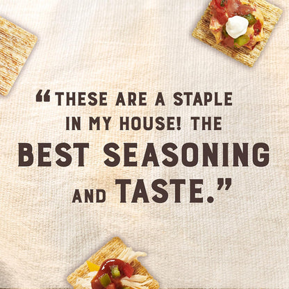 Triscuit Cracked Pepper & Olive Oil Crackers – 100% Whole Grain Lunchbox Staple for Health-Conscious Families