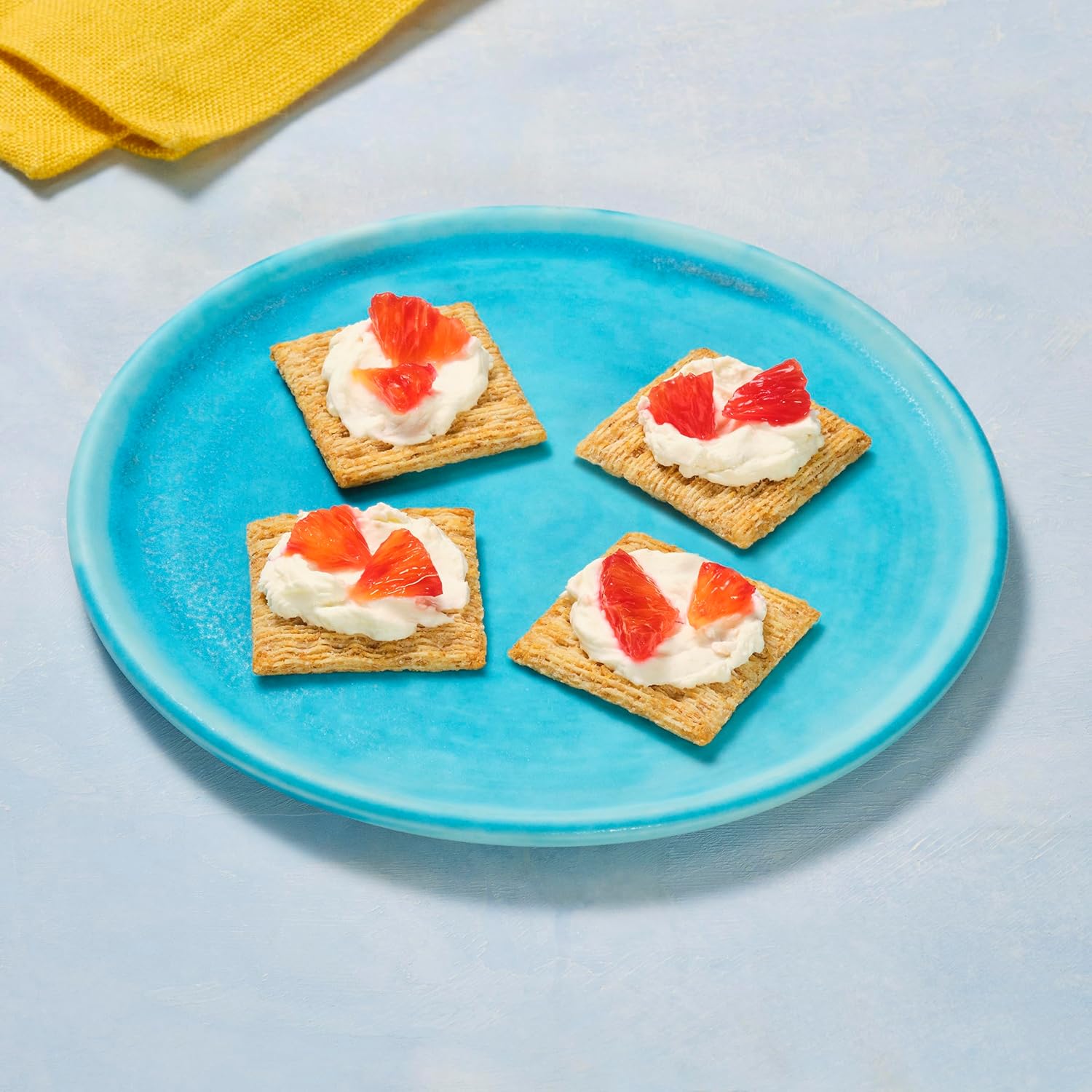 Triscuit Hint of Sea Salt Whole Grain Crackers – Filling Desk Snack for Focused Work-from-Home Days