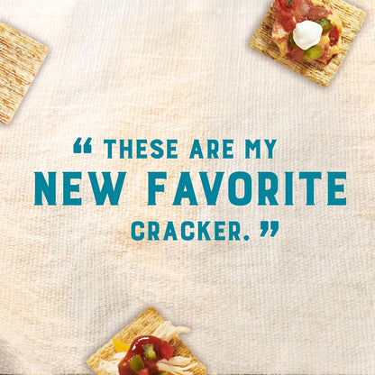 Triscuit Hint of Sea Salt Whole Grain Crackers – Filling Desk Snack for Focused Work-from-Home Days