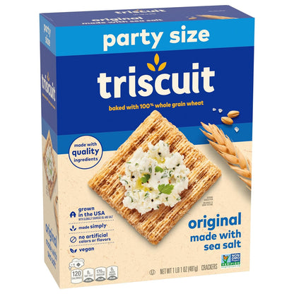 Triscuit Original Three-Ingredient Crackers – Clean Pantry Staple for Intentional Kitchens