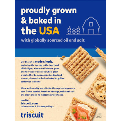 Triscuit Original Three-Ingredient Crackers – Clean Pantry Staple for Intentional Kitchens