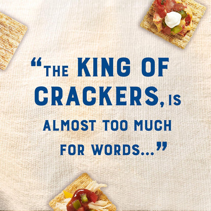 Triscuit Original Whole Grain Wheat Crackers – Clean-Label Vegan Crackers for Wellness Pantry and Lunch Bag, 12.5 oz