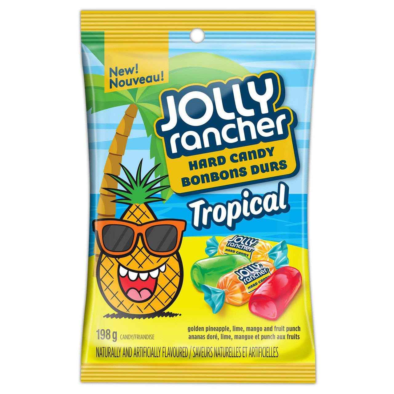 JOLLY RANCHER Tropical Hard Candy – Fun Birthday Gift Bag Addition and Party Favor for Tropical-Loving Friends and Family