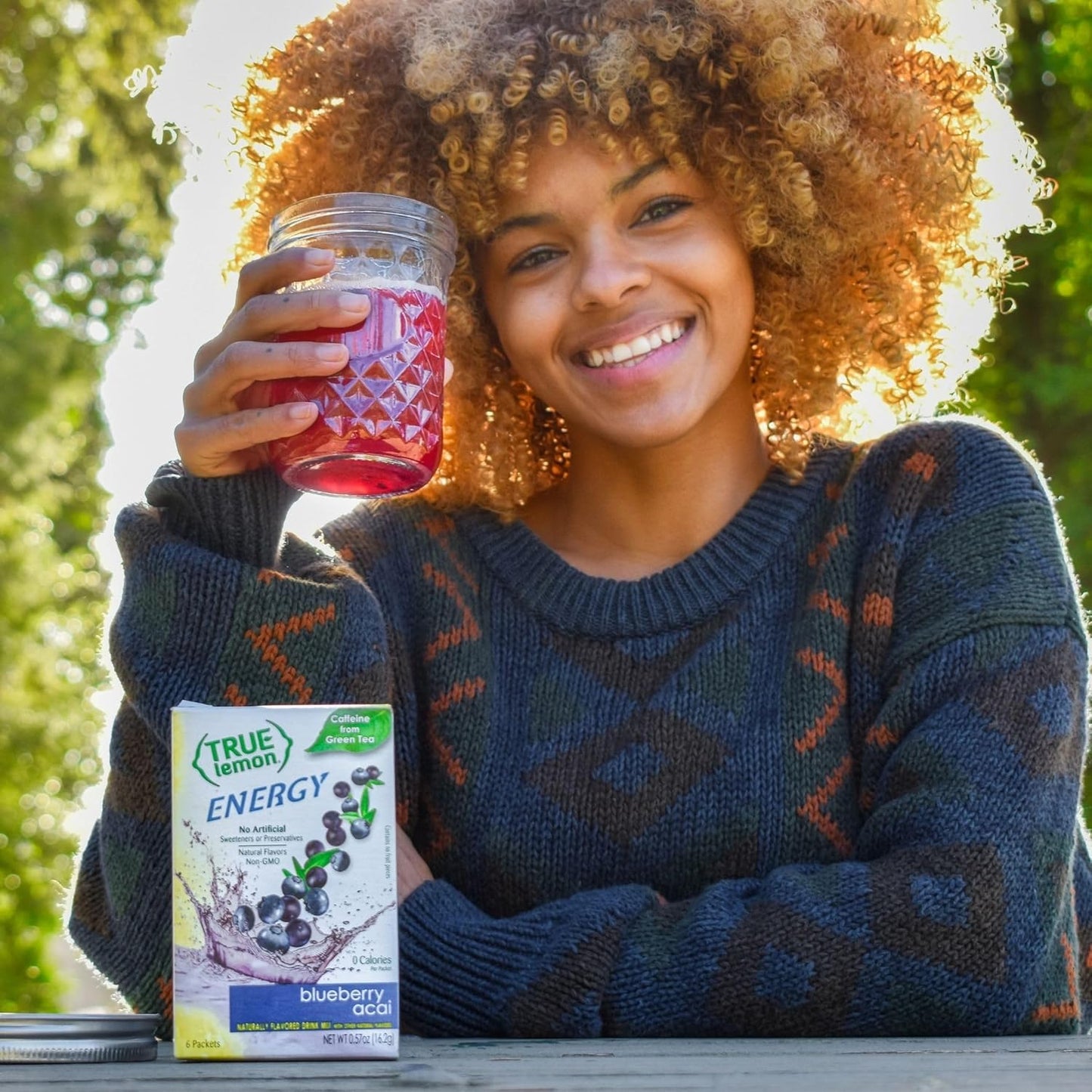 True Lemon Energy Blueberry Acai – Mindful Energy Boost Packets with Vitamin C for Stress-Free Workdays