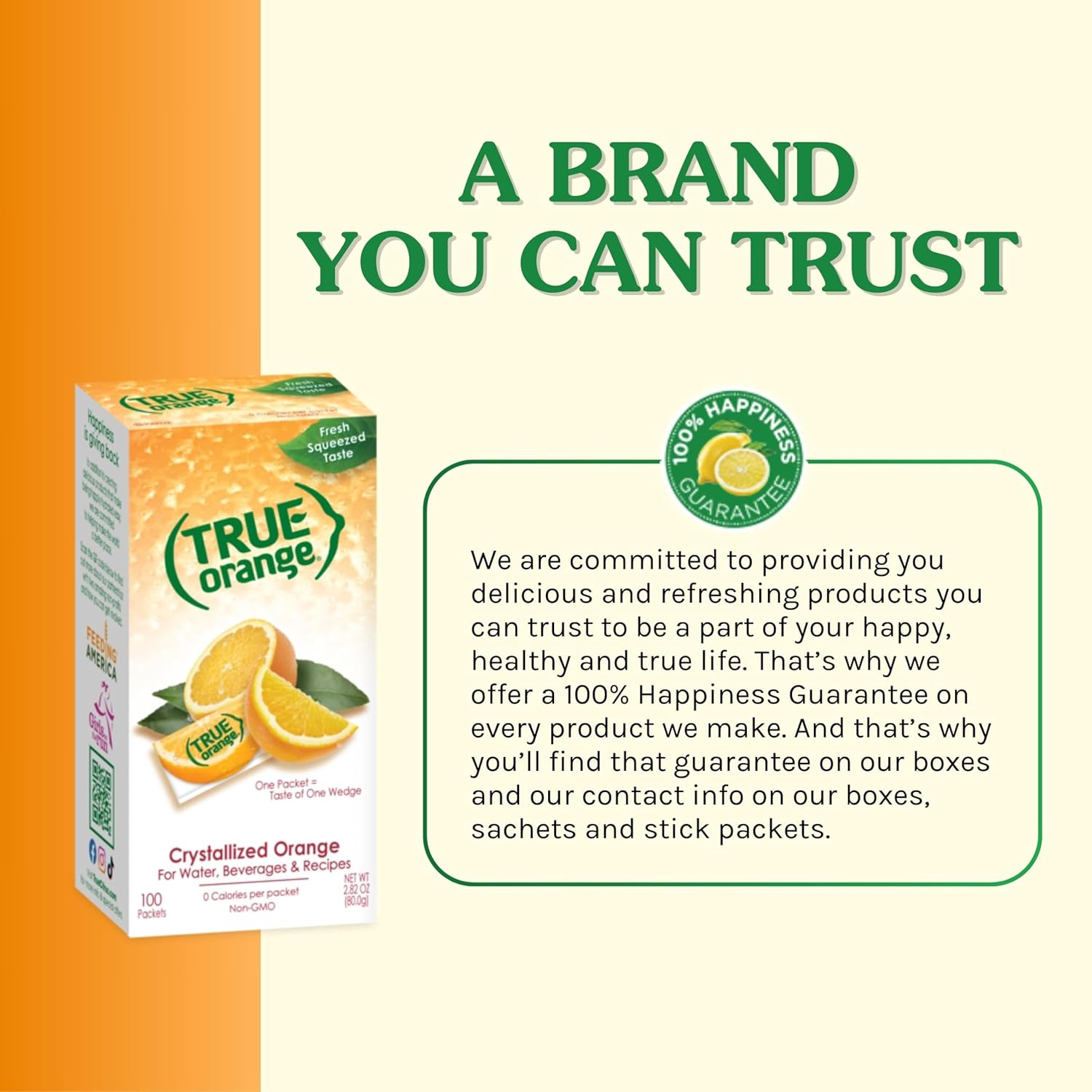 TRUE ORANGE Water Enhancer – Real-Fruit Citrus Flavoring for Calorie-Conscious Home Kitchens