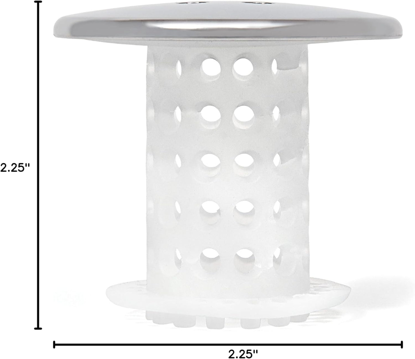 TubShroom Self Care Shower Hair Catcher - Keep Your Evening Bath Ritual Relaxing With a Clean, Clear Drain