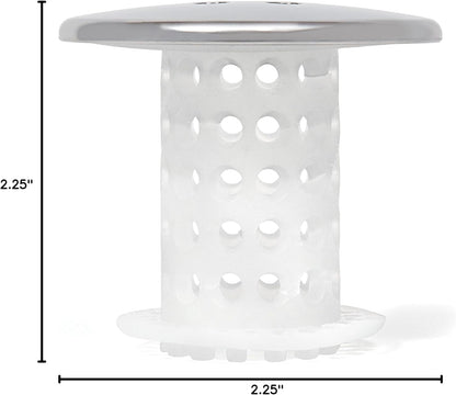 TubShroom Self Care Shower Hair Catcher - Keep Your Evening Bath Ritual Relaxing With a Clean, Clear Drain