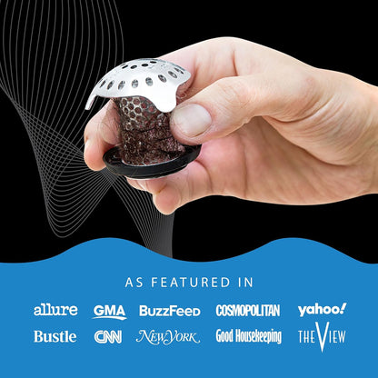 TubShroom Ultra Combo – Stress-Free Bath Ritual Hair Catcher for a Calming Bathtub Experience
