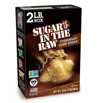 Sugar In The Raw Turbinado Cane Sugar – Portable Sweetener for Camping Coffee, Patio Drinks, and Picnics