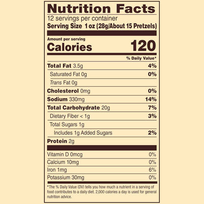 Snyder's of Hanover Pretzel Sticks Family Snack for Lunchboxes and After School Munching