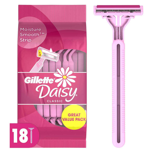 Gillette Venus Disposable Razors – Clean 18-Count Pack, No Refills or Clutter