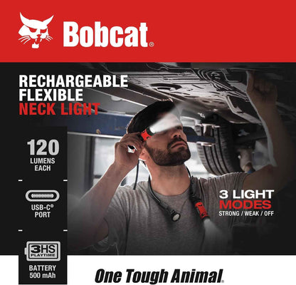 Bobcat LED Neck Reading Light – Practical Birthday and Holiday Gift for Mom, Dad, and Grandparents