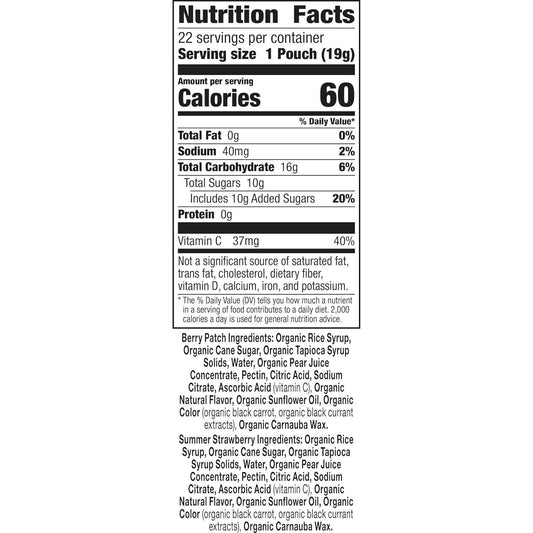 Annie's Organic Bunny Fruit Snacks – Halloween Goody Bag Gift for Classmates and Trick-or-Treaters, 22 Pouches