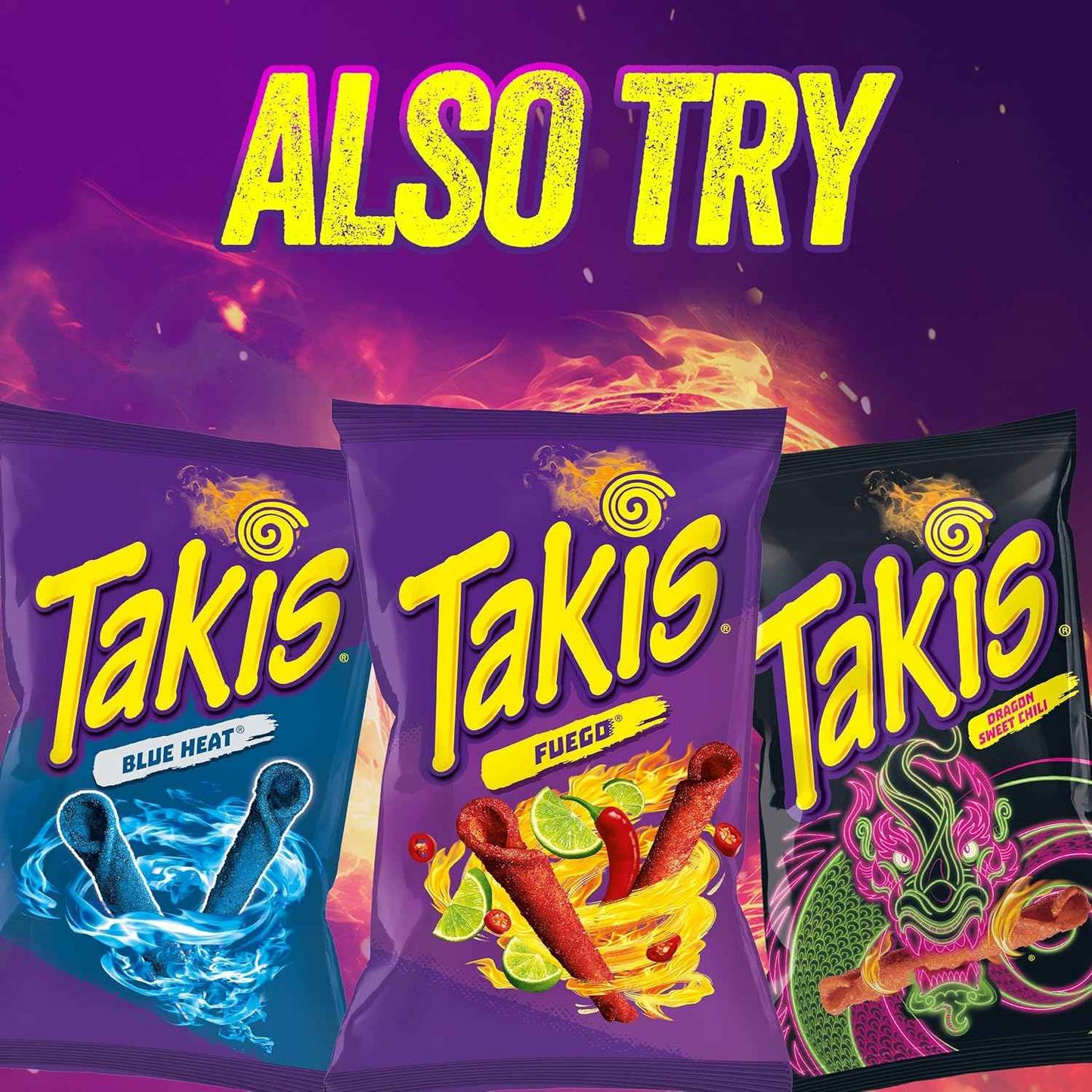 Takis Rolled Tortilla Chips Variety Pack – Office Break Room Snack Restock, 18 Individually Wrapped 1 oz Bags