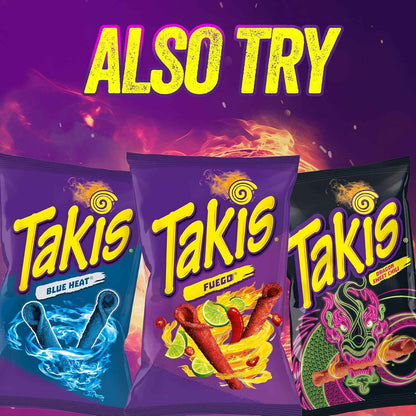 Takis Rolled Tortilla Chips Variety Pack – Office Break Room Snack Restock, 18 Individually Wrapped 1 oz Bags