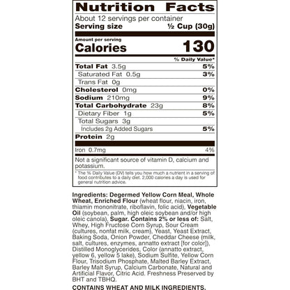 Chex Mix Cheddar Snack Mix – Hostess Gift for Housewarming Parties, 13.5 oz Bag