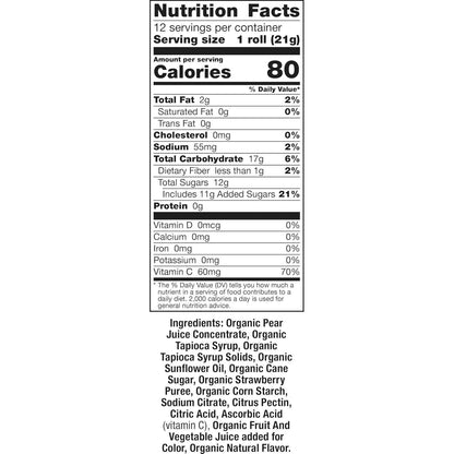 Annie's Organic Berry Fruit Tape – Gelatin Free School Snack Safe for Allergy Prone Children, 9 oz Variety Pack