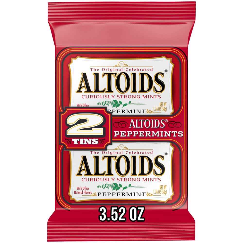 ALTOIDS Peppermint Mints – Nostalgic Birthday Gift for Her, Mom, and Coworkers in a Keepsake Tin