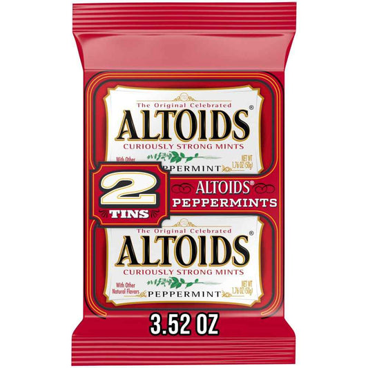 ALTOIDS Peppermint Mints – Nostalgic Birthday Gift for Her, Mom, and Coworkers in a Keepsake Tin
