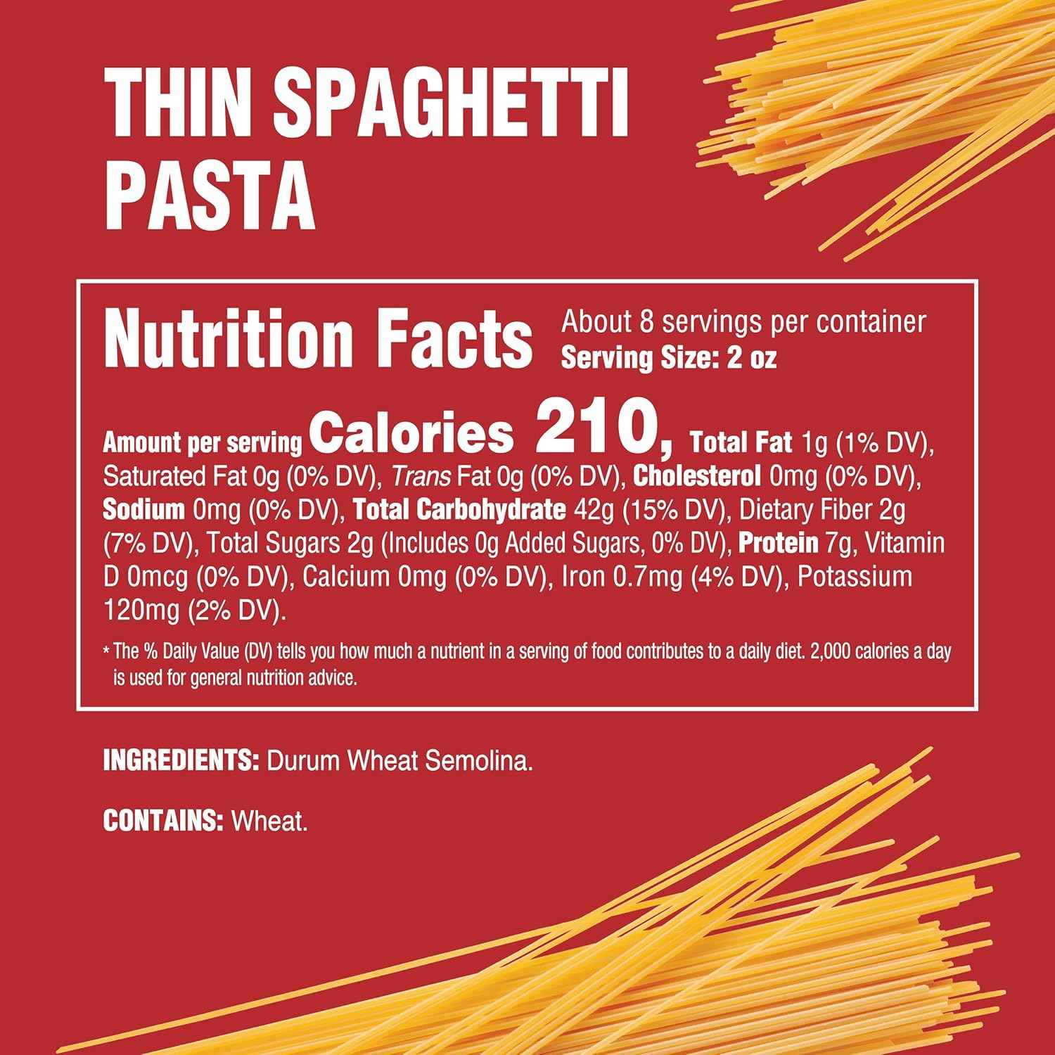 Rao's Homemade Spaghetti Pasta – Premium Italian Imported Gift for the Foodie Who Has Everything, 16 oz