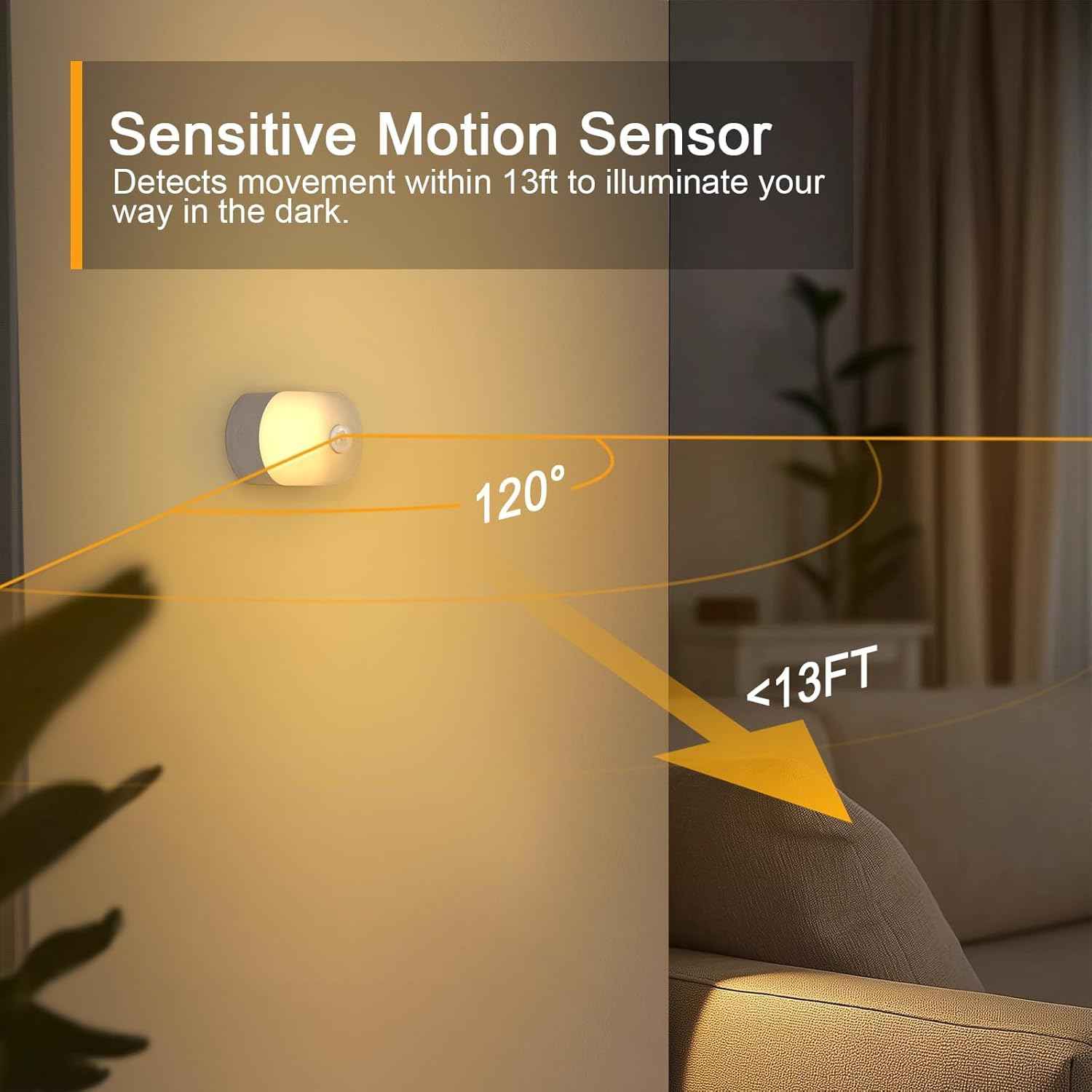 Lyridz Rechargeable Night Light 2 Pack, Thoughtful Housewarming Gift for New Homeowners and First Apartment Renters