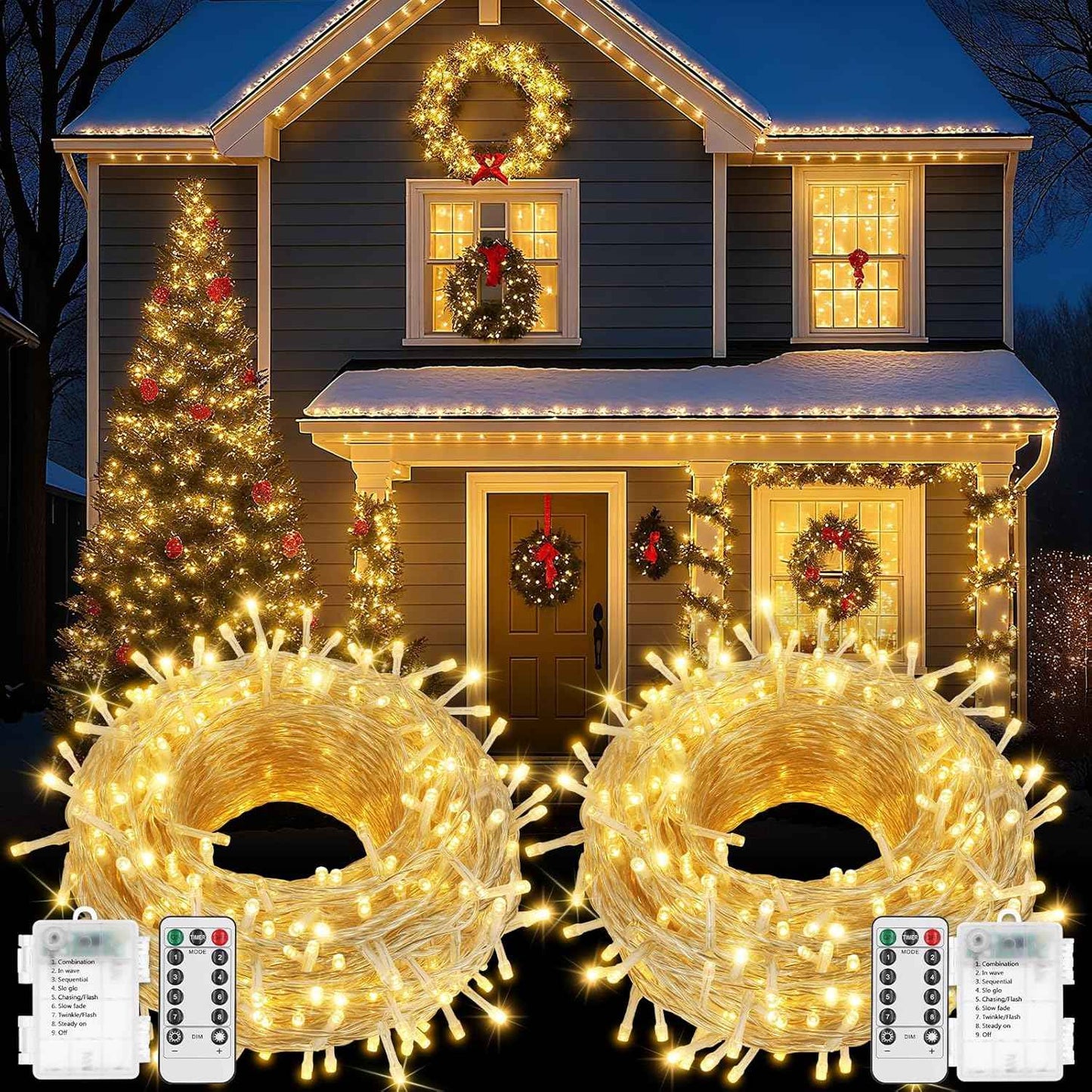 Lumify Kids Room String Lights – Battery Powered Nursery Decor with Cool LED Beads and Timer