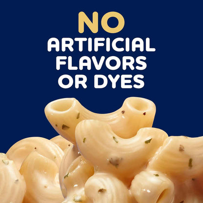 Kraft Deluxe White Cheddar Garlic & Herbs Mac and Cheese – Clean Ingredient Comfort Food, No Artificial Flavors