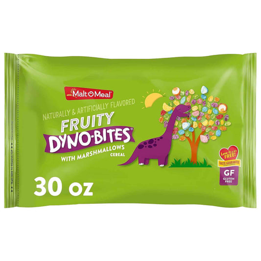 Malt-O-Meal Dyno Bites Cereal Gift Bag for Picky Nieces and Birthday Celebrations