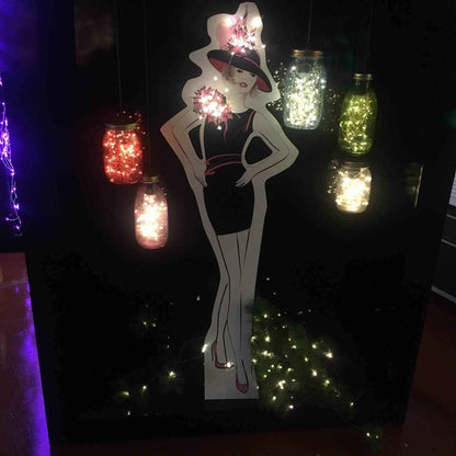 Lumicharm LED Fairy Lights 2-Pack – Thoughtful Housewarming Gift for Women, Battery-Operated String Lights with Built-In Timer