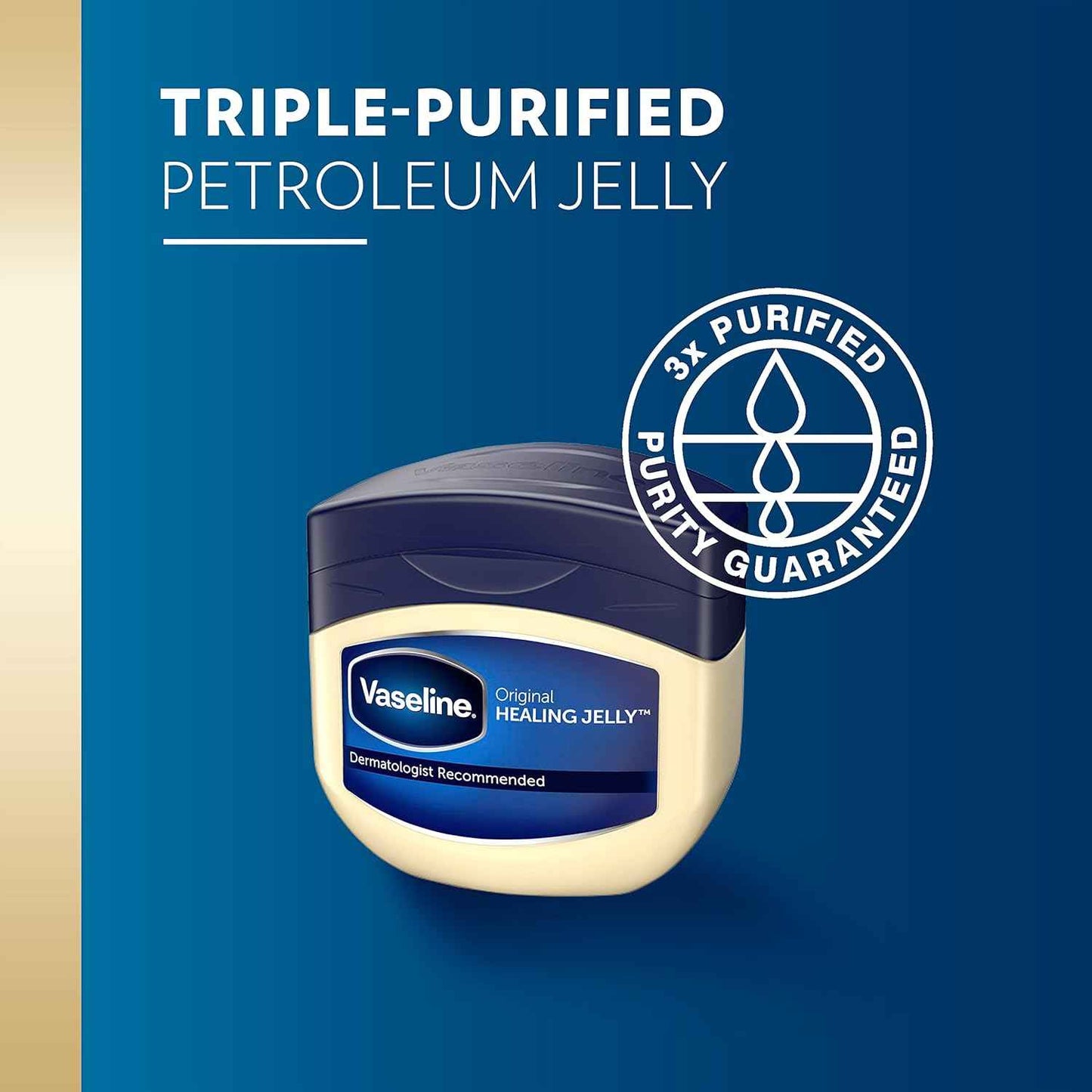 Vaseline Petroleum Jelly – After-Bath Hydration Lock-In for Dry Skin Self-Care Evenings