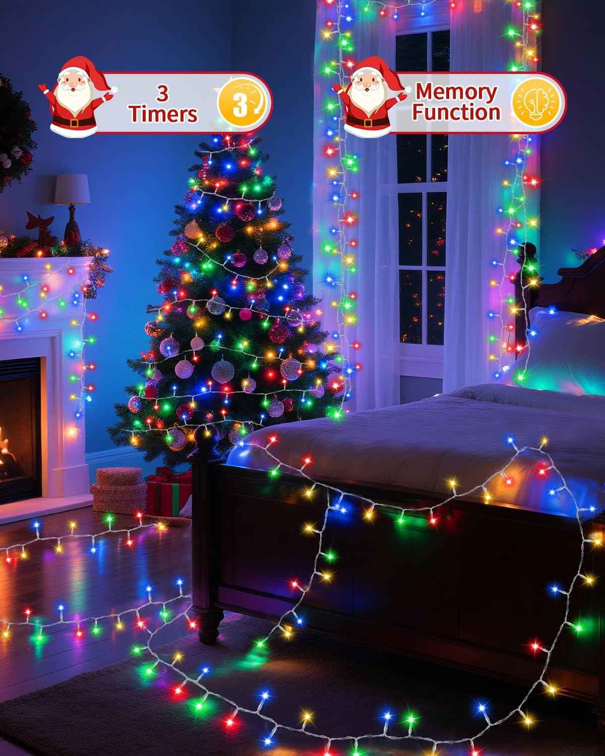 BZBANRN 1200 LED Twinkle Lights with Gift-Ready Packaging, Birthday and Secret Santa Idea for Her, Mom, and Couples