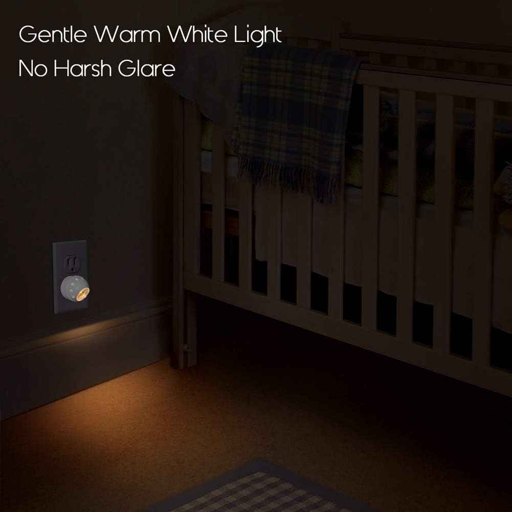 Emotionlite Night Light – Uncluttered Plug-in LED for Modern Homes, 360° Swivel Head, Set and Forget Dusk to Dawn Sensor