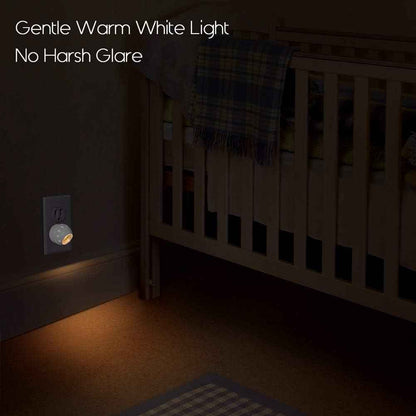Emotionlite Night Light – Uncluttered Plug-in LED for Modern Homes, 360° Swivel Head, Set and Forget Dusk to Dawn Sensor