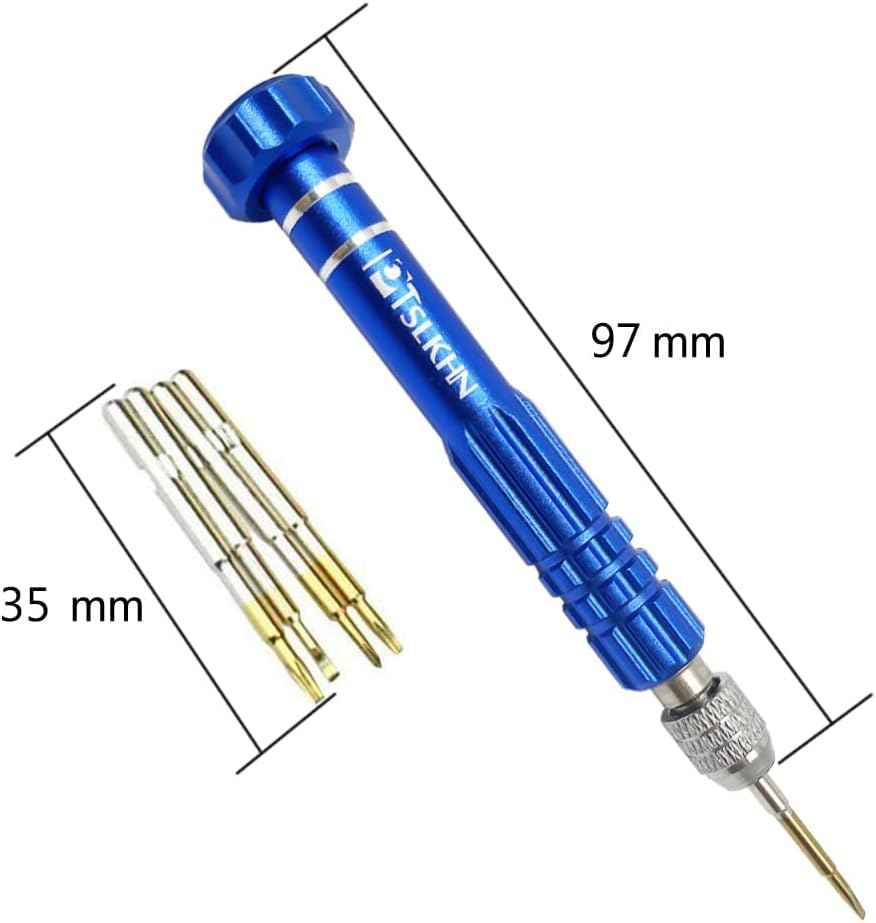 PTSLKHN 5-in-1 Travel Screwdriver – Pocket-Sized Repair Tool for Camping Trips, Road Trips, and Backcountry Adventures