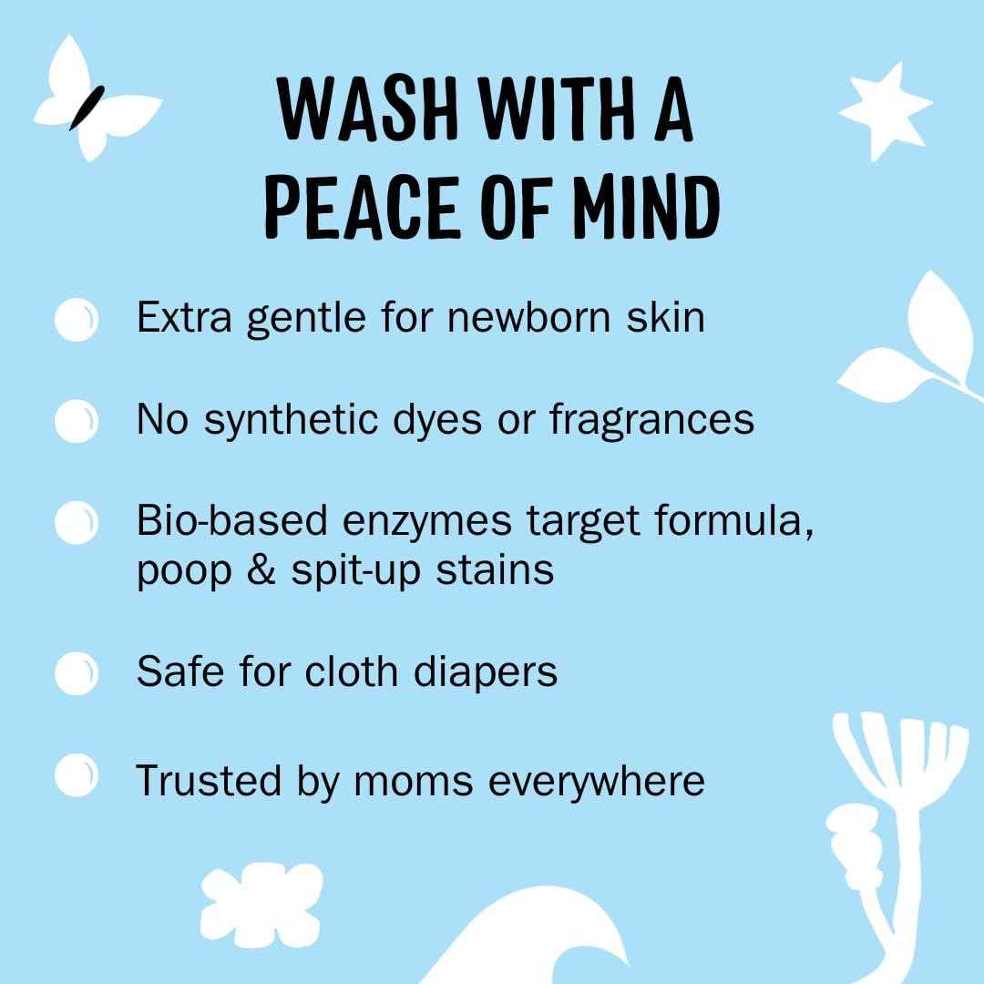 Molly's Suds Baby Liquid Laundry Detergent – Non-Toxic Self Care Essential for New and Expecting Mothers
