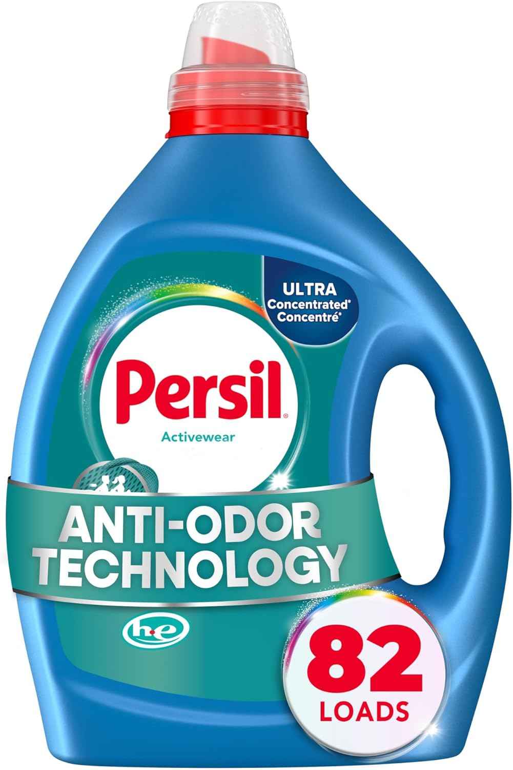 Persil Activewear Clean Laundry Detergent Liquid – Trail Gear Laundry Soap for Garage Gear Closets, 82 Loads Per 82.5 Fl Oz