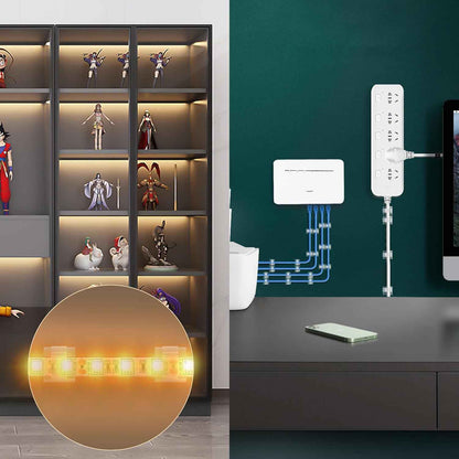 XHF No-Drill Adhesive Cable Clips for Child and Pet Safe Home, Tool-Free Cord Management Without Wall Damage