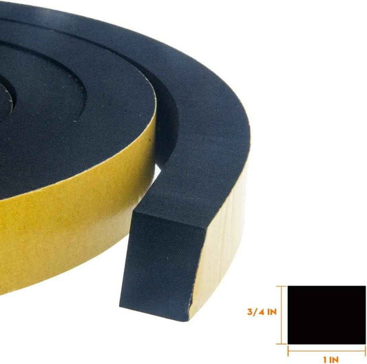 CloudBuyer Acoustic Foam Weather Stripping – Noise-Reducing Seal for Bedroom Windows and Sleep Sanctuary