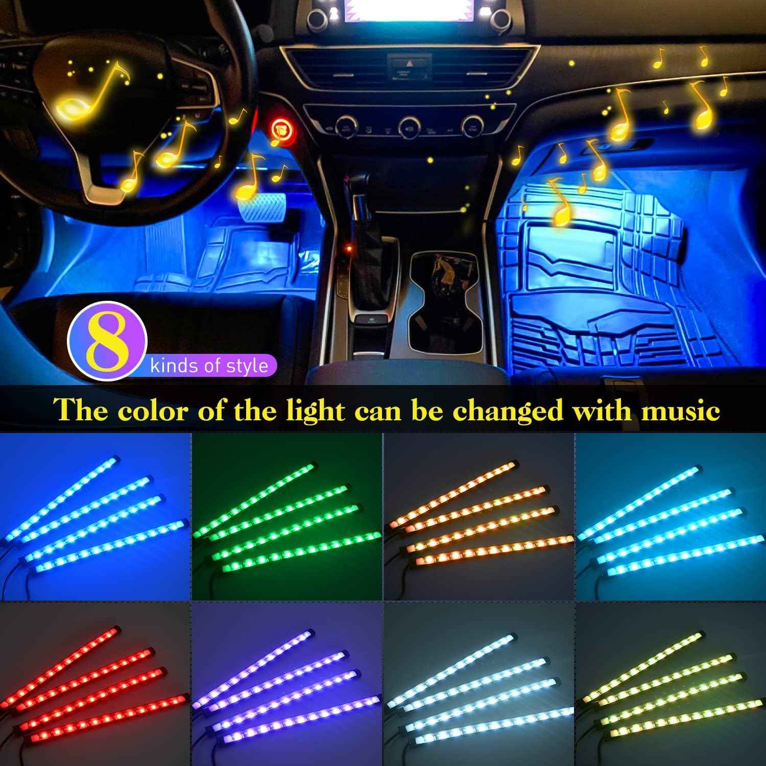 Nilight Music Sync LED Light Strips – Safe and Cool Playroom Decor for Teens, No Flame USB Powered Lighting