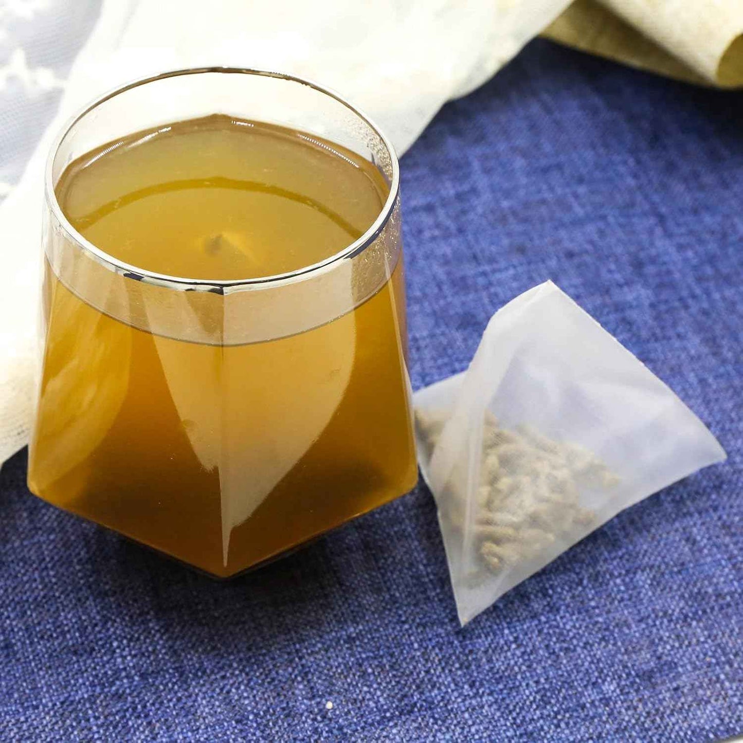 FullChea Mullein Leaf Tea Bags – Bedtime Wind-Down Herbal Brew for Mindful Evening Rituals