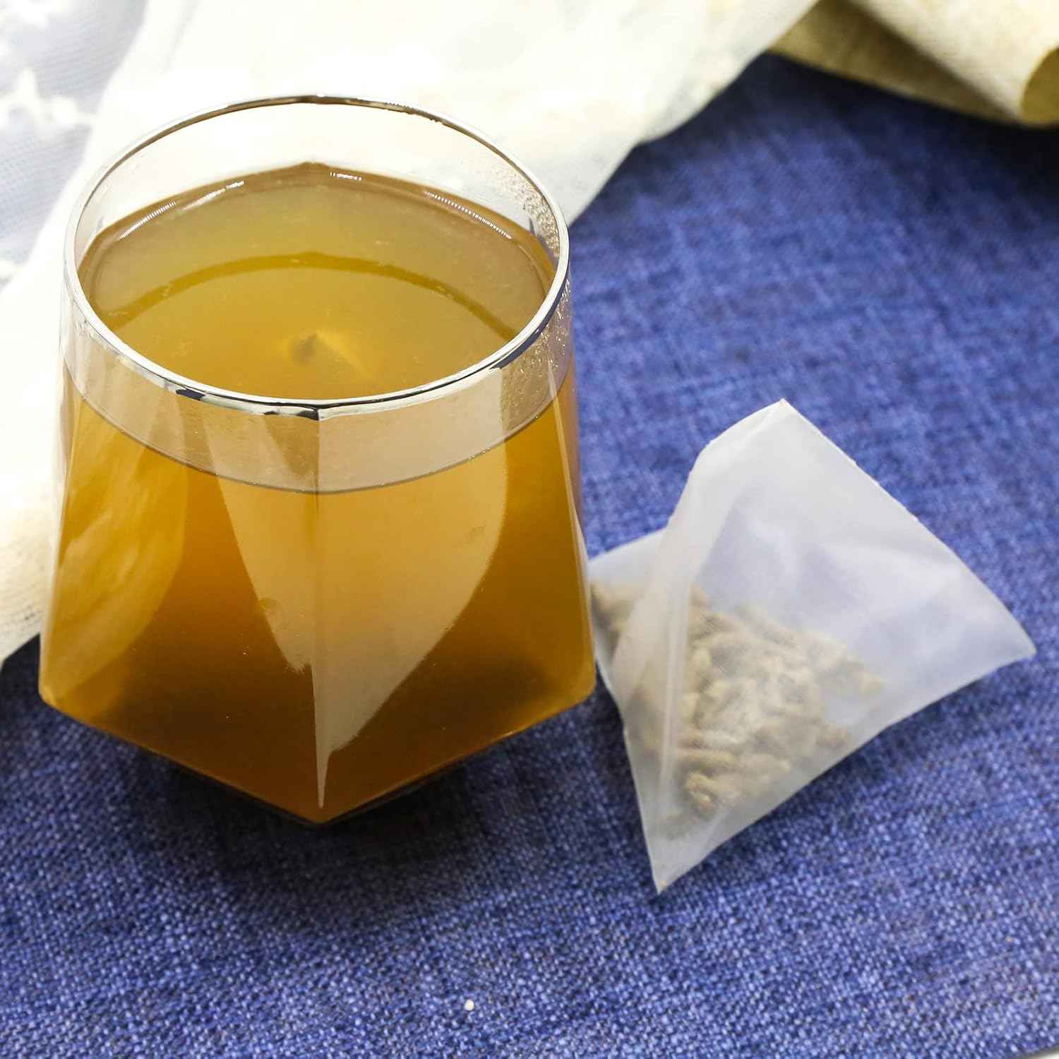 FullChea Mullein Leaf Tea Bags – Bedtime Wind-Down Herbal Brew for Mindful Evening Rituals