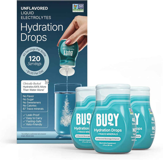 Buoy Electrolyte Drops – Clean-Label Mineral Hydration for Uncluttered Kitchen Counters