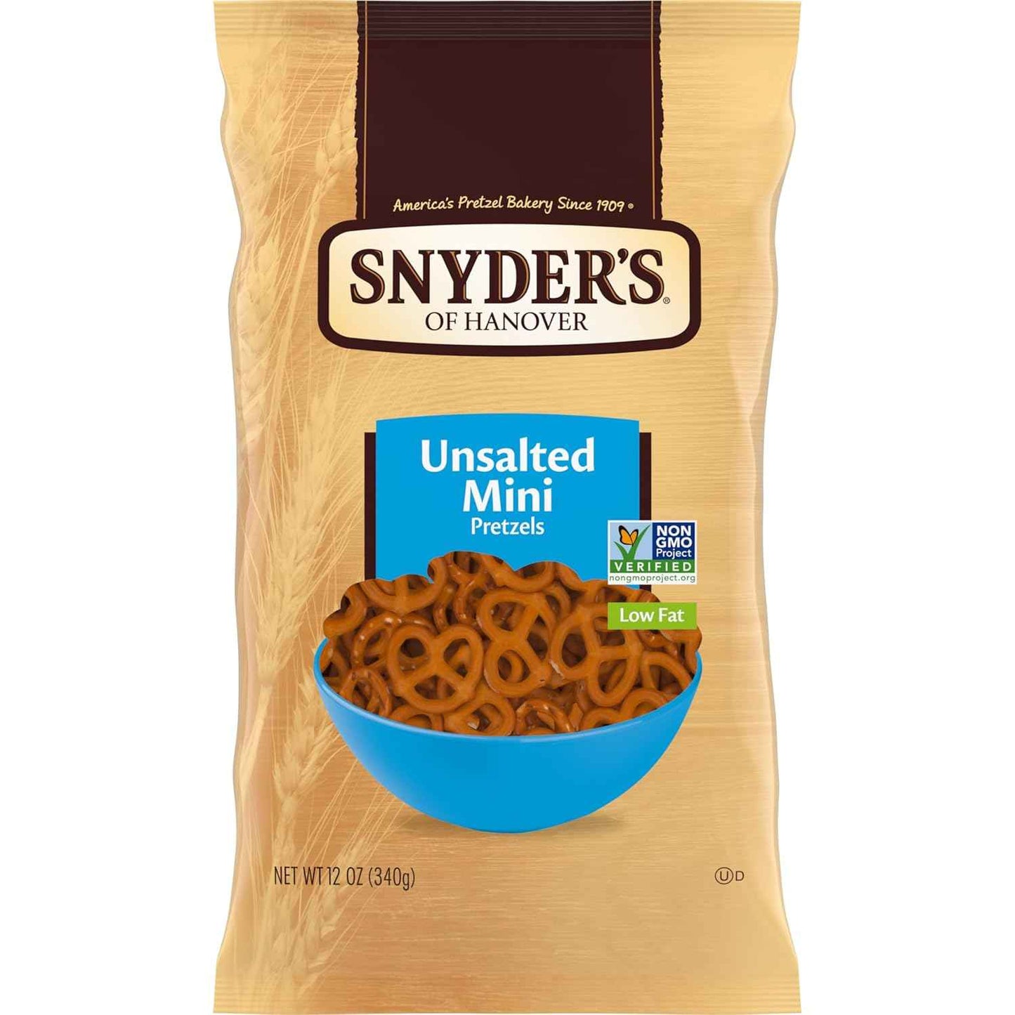 Snyder's of Hanover Peanut-Free Mini Pretzels – Allergy-Safe Snack for Nut-Free Classrooms