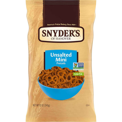 Snyder's of Hanover Peanut-Free Mini Pretzels – Allergy-Safe Snack for Nut-Free Classrooms