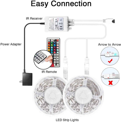 DAYBETTER LED Strip Lights – Birthday Gift for Her, RGB Bedroom Decor for Women and Teens with Remote