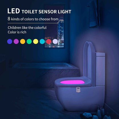 LumiPals Toilet Night Light – Fall Prevention Night Light for Elderly, Motion Activated Bathroom Safety LED