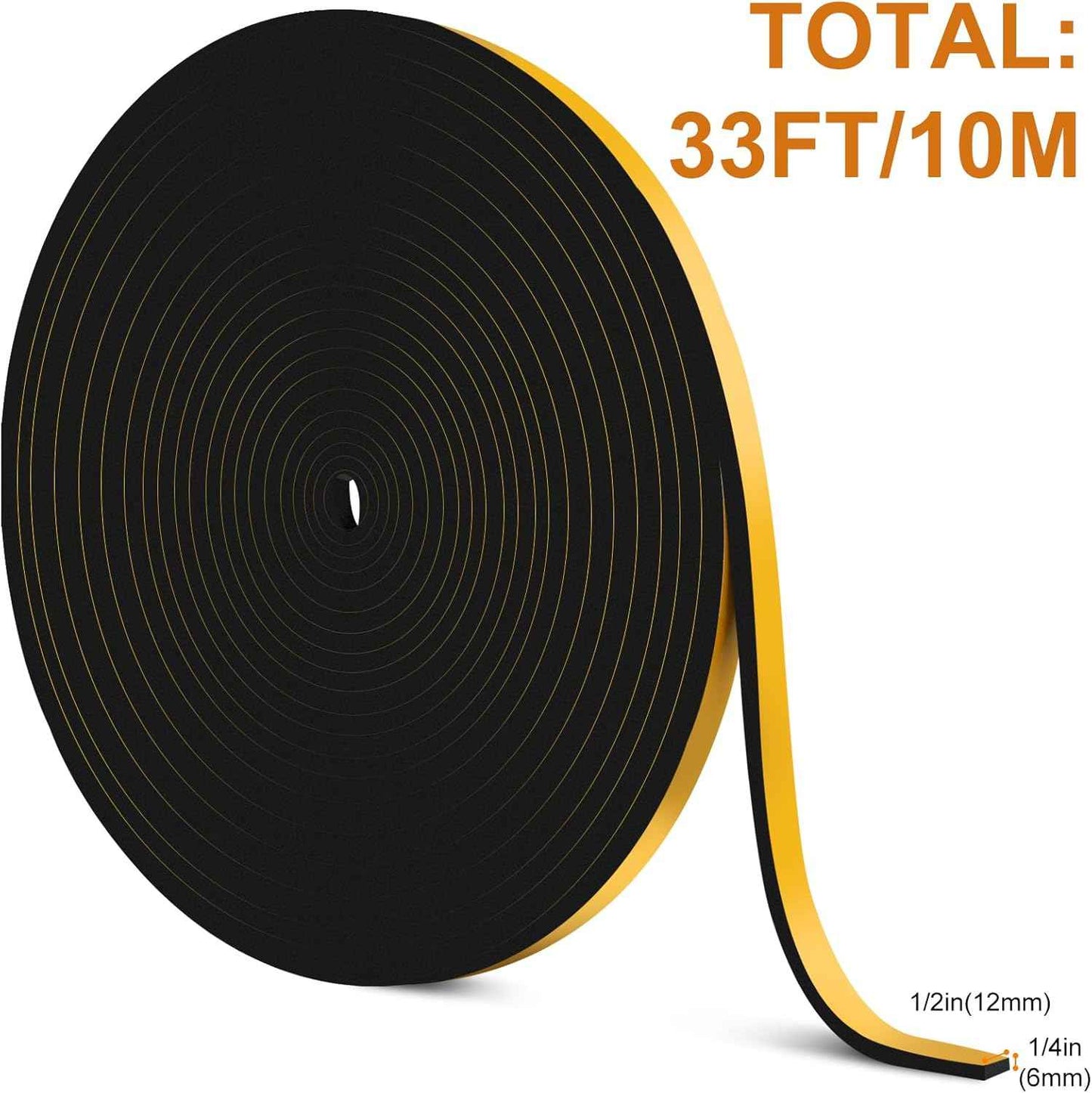 [Brand Name] Door Weather Stripping – Low-Profile Foam Tape for Clean, Uncluttered Door and Window Frames